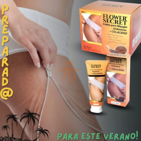 Crema Antiestrias Colageno Para Masajes
